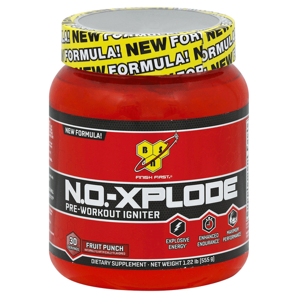Bsn No-Xplode Fruit Punch Pre-Workout Powder