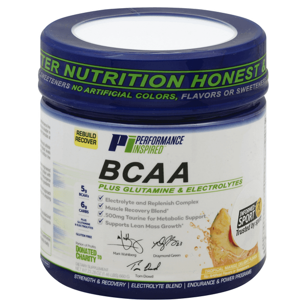 Performance Inspired Bcaa Plus Glutamine & Electrolytes Tropical Mango Delight