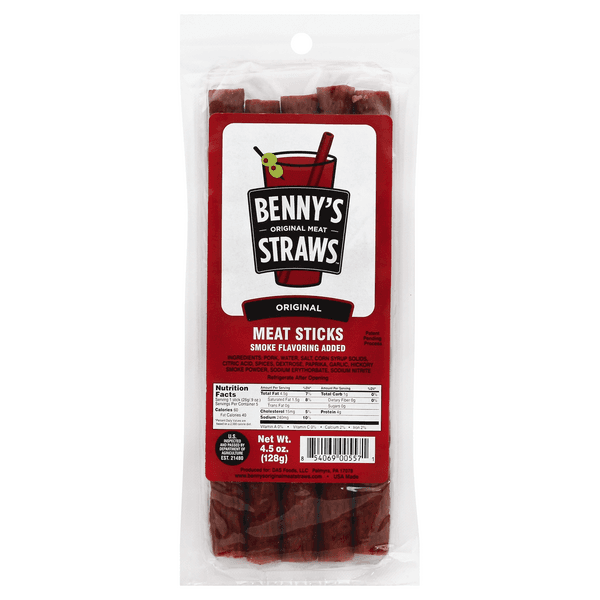 Bennys Original Meat Straws Meat