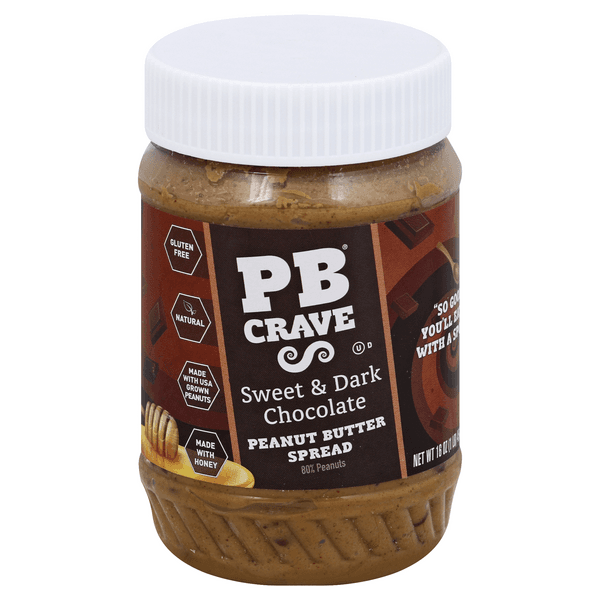Pb Crave Choco Choco Peanut Butter With Wild Honey, Sweet & Dark Chocolate
