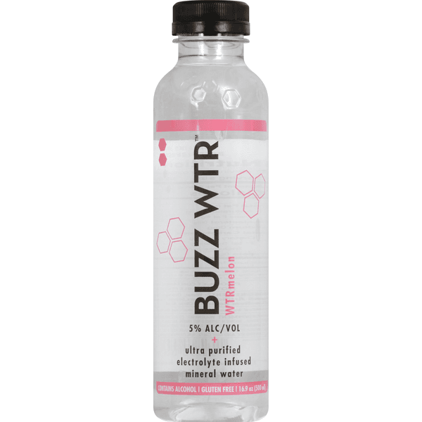 Buzz Wtr Watermelon Electrolyte Infused Ultra Purified Mineral Water