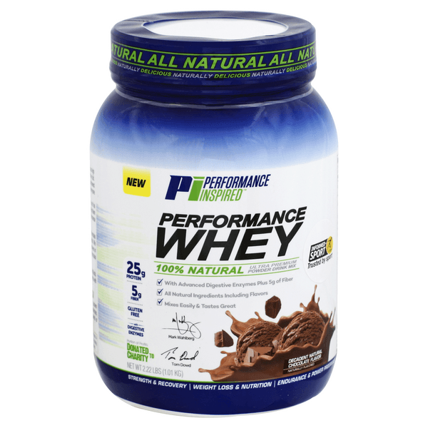 Performance Inspired Performance Whey Decadent Natural Chocolate