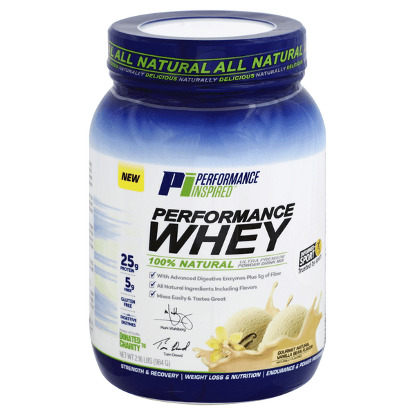 Performance Inspired Performance Whey Gourmet Natural Vanilla Bean