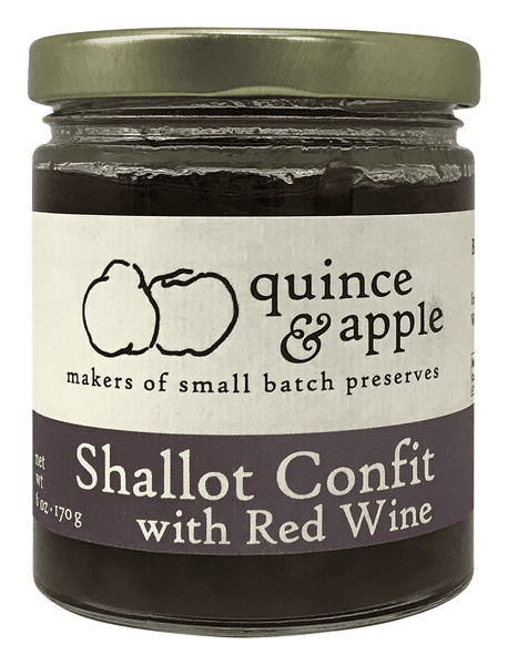 Quince & Apple Shallot Confit With Red Wine