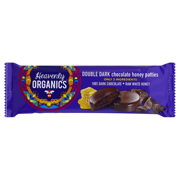 Heavenly Organics Double Dark Chocolate Honey Patties