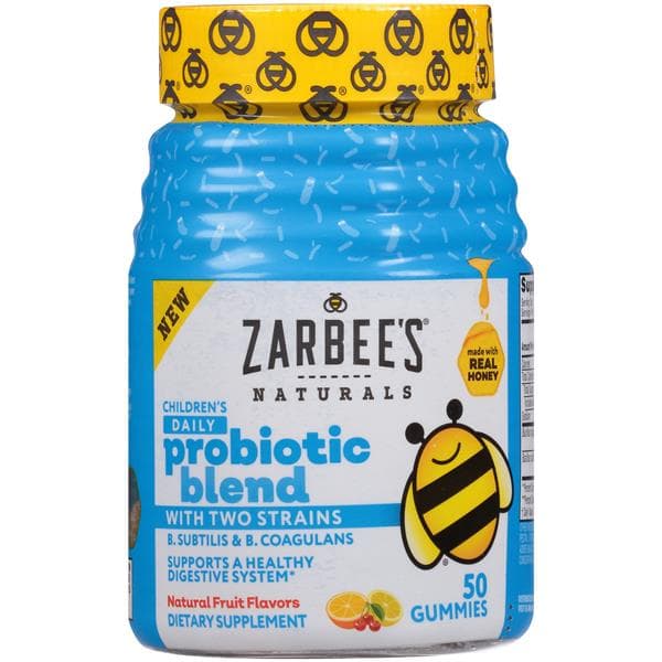 Zarbee'S Naturals Children'S Daily Probiotic Blend Fruit Flavor Gummies