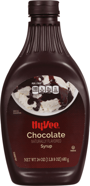 Hy-Vee Chocolate Flavored Syrup