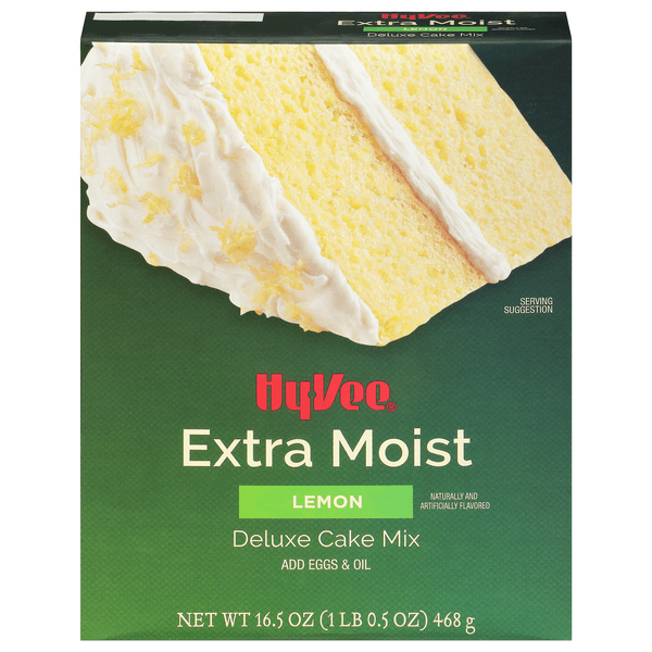 Hy-Vee Extra Moist Lemon Deluxe Cake Mix