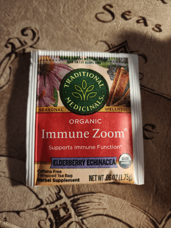 Traditional Medicinals Organic Immune Zoom Elderberry Herbal
