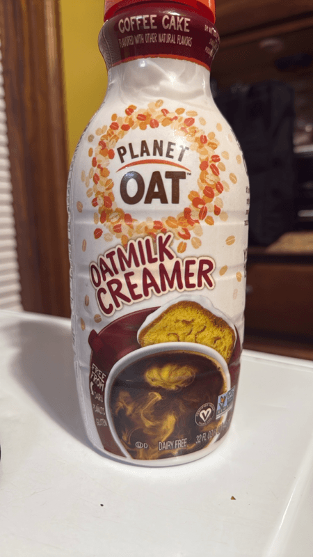Is it Caffeine Free? Planet Oat Coffee Cake Oatmilk Creamer