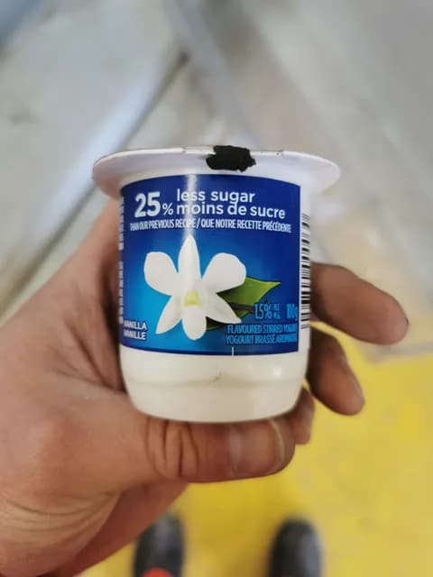 No Name Vanilla Flavoured Stirred Yogurt