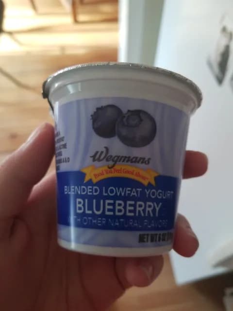 Wegmans Blueberry Blended Lowfat Yogurt