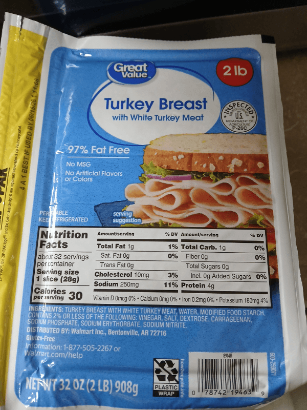 Great Value Turkey Breast