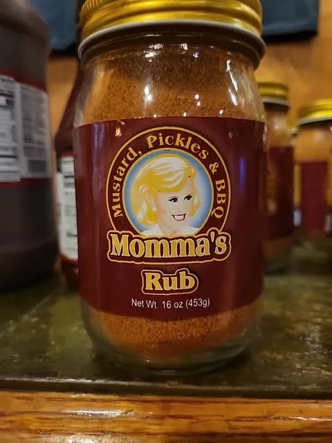 Momma'S Rub Mustard, Pickles & Bbq
