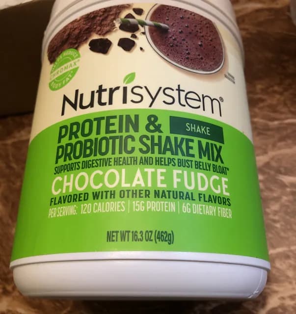 Nutrisystem Chocolate Fudge Protein & Probiotic Shake Mix