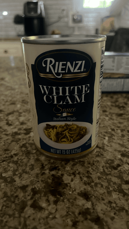 Rienzi Italian Style Pasta Sauce White Clam