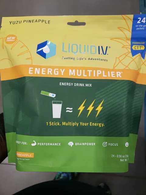 Liquid I.V. Energy Multiplier Pineapple Drink Mix