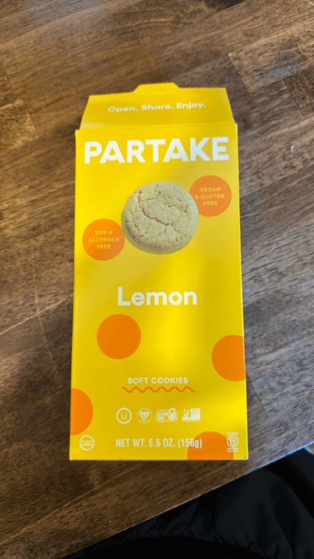 Is it Mushroom Free? Partake Lemon Soft Cookies