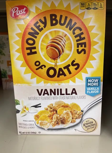 Is it Tree Nut Free? Post Honey Bunches Of Oats Vanilla