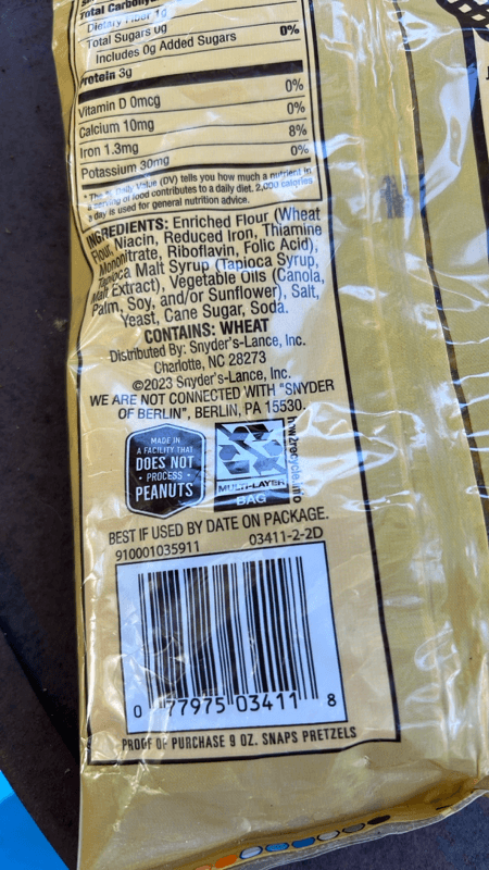 Snyder'S Of Hanover Snaps