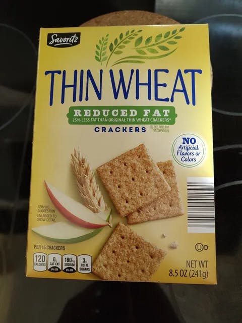 Is it Sesame Free? Savoritz Thin Wheat Reduced Fat Crackers