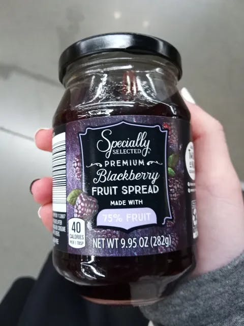 Specially Selected Premium Blackberry Fruit Spread Made With 75% Fruit