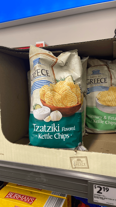 Is it Citrus Free? Journey To... Greece Tzatziki Flavored Kettle Chips