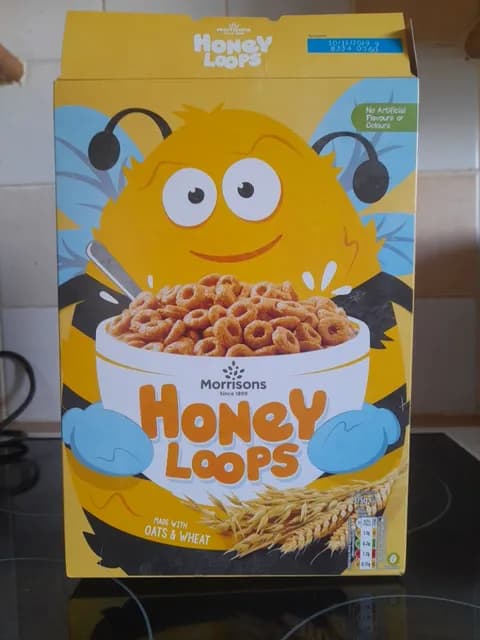 Morrisons Honey Loops Made With Oats & Wheat