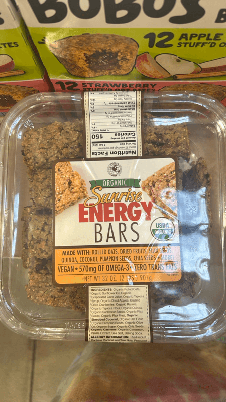 Universal Bakery Sunrise Energy Bars