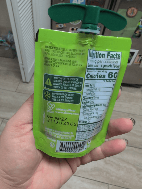 Materne Gogo Squeez Apple Strawberry Fruit On The Go