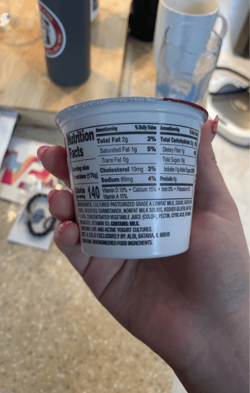 Friendly Farms Original Raspberry Lowfat Yogurt