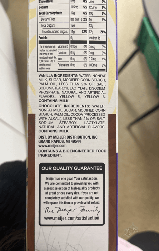 Meijer Pudding Snacks Chocolate Vanilla