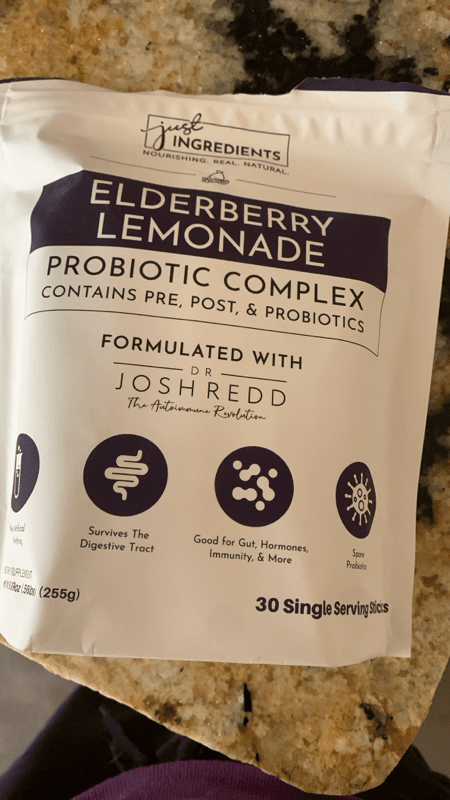 Just Ingredients Elderberry Lemonade Probiotic Complex