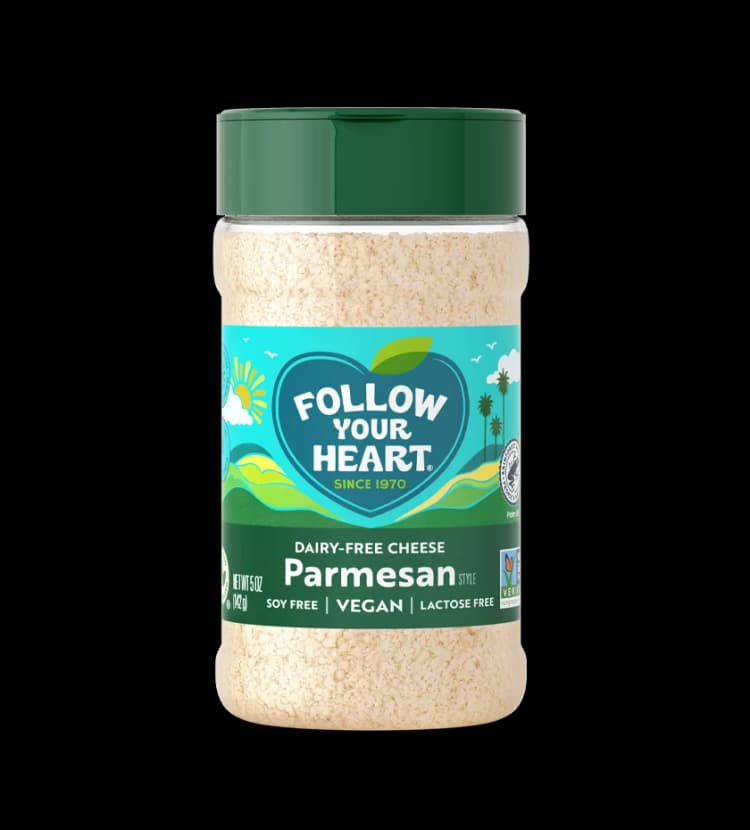 Follow Your Heart Dairy-free Parmesan Grated
