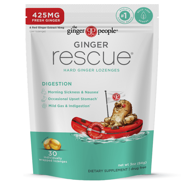 The Ginger People Ginger Rescue Hard Ginger Lozenges