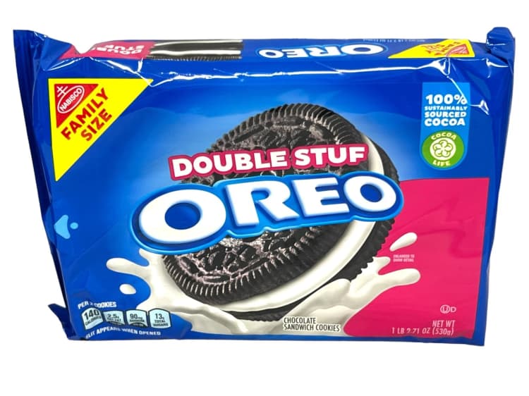 Nabisco Double Stuf Oreo Chocolate Sandwich Cookies, Family Size