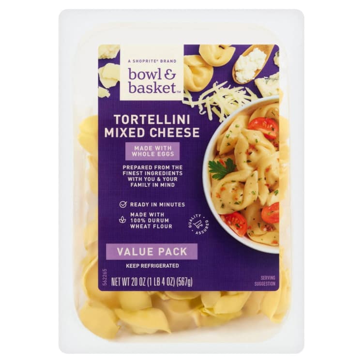 Bowl & Basket Tortellini Mixed Cheese Value
