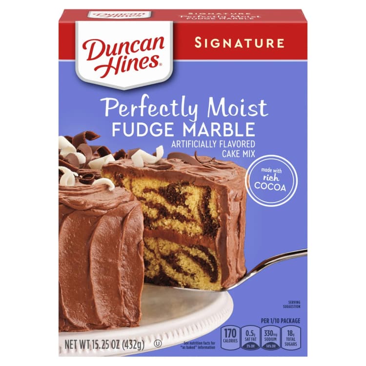 Duncan Hines Signature Fudge Marble Cake Mix