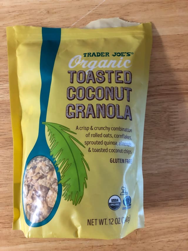 Is it Mushroom Free? Trader Joe's Organic Toasted Coconut Granola