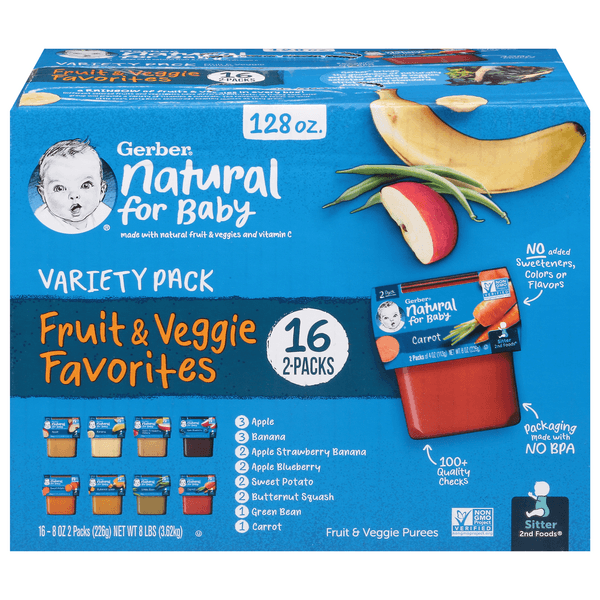 2Nd Foods Veg Plus Frt Tubs