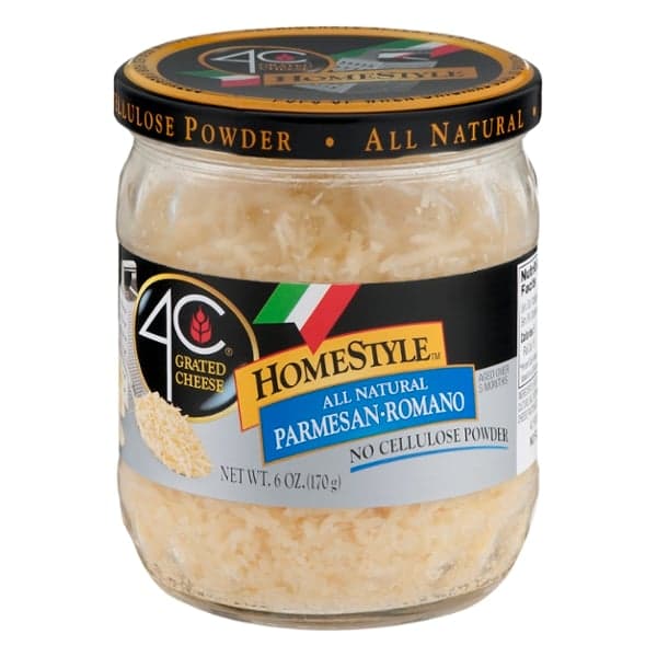 Foods Grated Cheese Homestyle Parmesan Romano