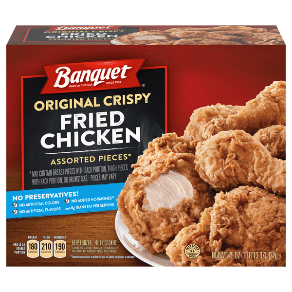 Banquet Original Crispy Bone In Fried Chicken