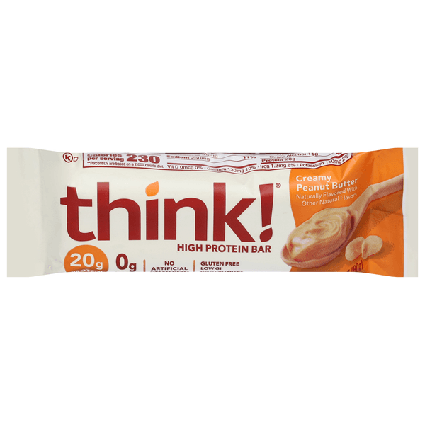 Think! High Protein Bar Creamy Peanut Butter