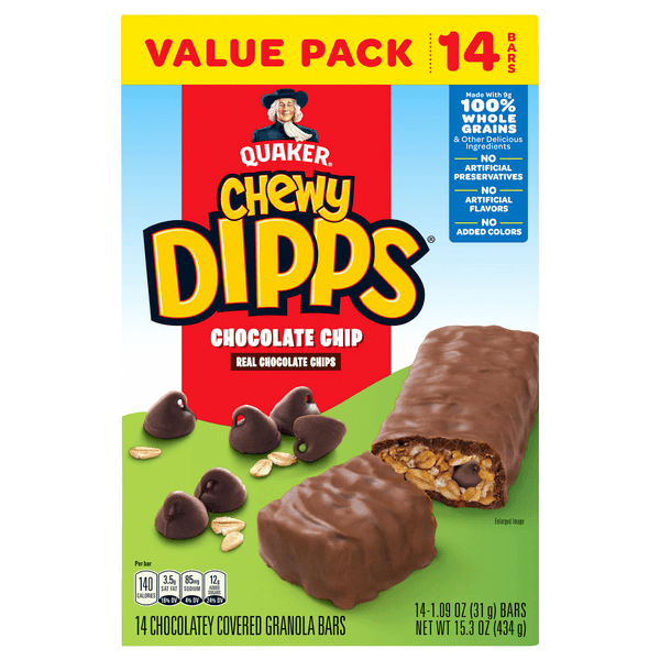 Is it MSG Free? Quaker Chewy Dipps Granola Bars Chocolate Chip