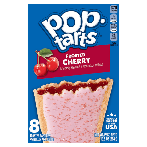 Pop-tarts Toaster Pastries Breakfast Foods Frosted Cherry