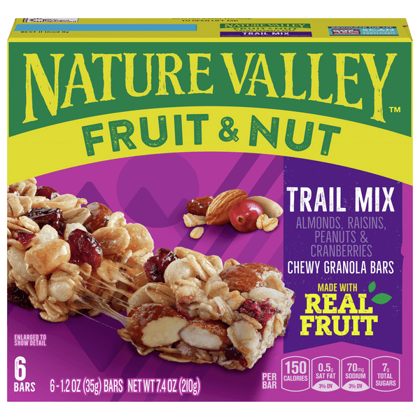 Nature Valley Granola Bars Chewy Trail Mix Fruit & Nut