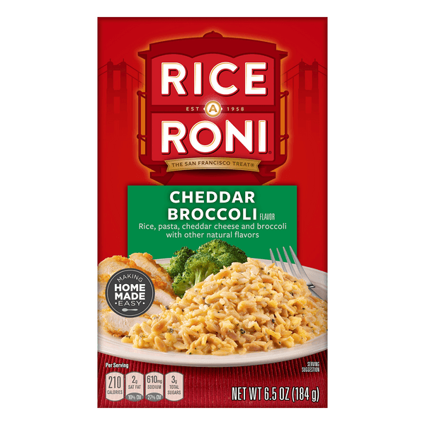 Rice-a-roni Cheddar Broccoli
