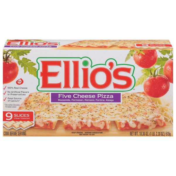 Ellios Pizza Cheese 5 Tc