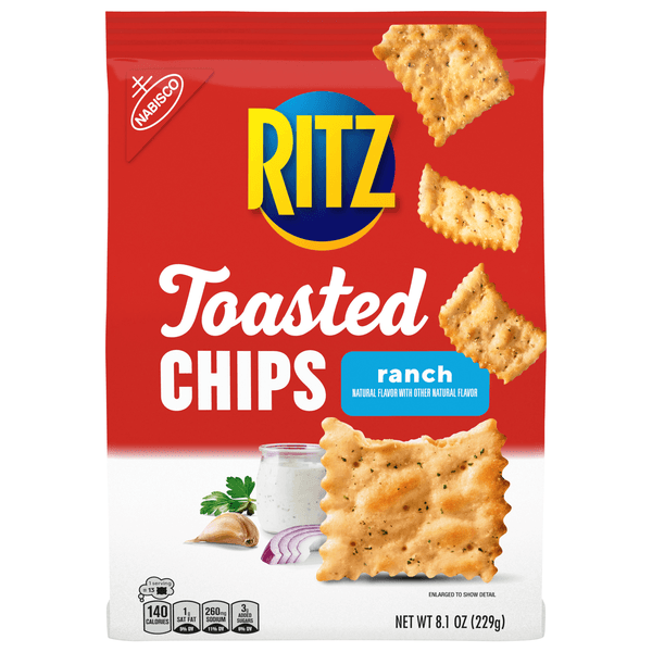 Ritz Toasted Chips Ranch Crackers