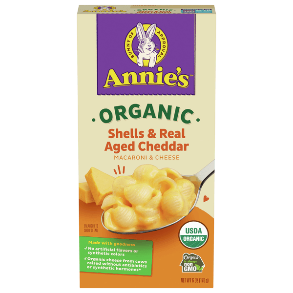 Annie's Organic Shells & Real Aged Cheddar Macaroni & Cheese